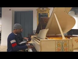 Boogie Woogie Improvisation on 2 GRAND PIANOS!