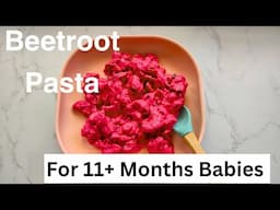 Beetroot Pasta For Babies and Toddlers | Beetroot Pasta | white pot