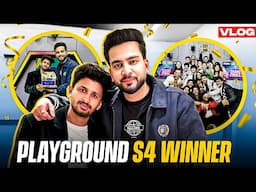 Hum Jeet Gaye Playground S4 ki TROPHY 🏆 | Elvish Yadav | Playground Season 4 WINNER