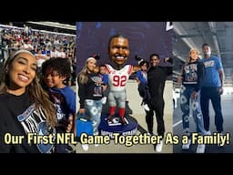 VLOG: Going To Our First Professional Football Game As a Family!