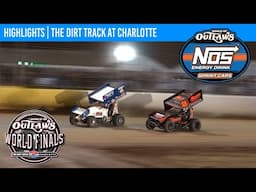 World of Outlaws NOS Energy Drink Sprint Cars | Dirt Track at Charlotte | Nov. 7, 2024 | HIGHLIGHTS