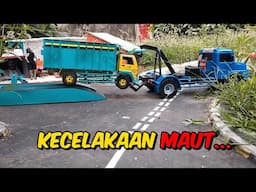 Gara-gara supir ngantuk...!!! #cerita warga #miniaturtruk