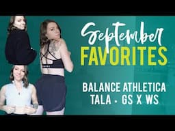 September Favorites TRY-ON! | Balance Athletica | TALA | Gymshark x Whitney Simmons