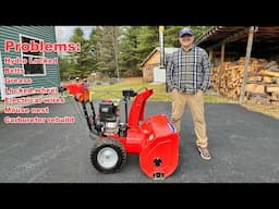 30 Inch Simplicity Snowthrower Belt Replacement and Maintenance How to