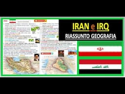 🇮🇷 IRAN e  🇮🇶 IRAQ geografia sintesi