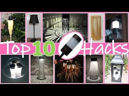 TOP 10 SOLAR LIGHT HACKS 2024!