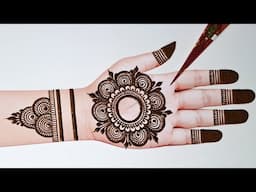 Front hand simple mehndi design | easy and beautiful mehndi design | mehandi design | mehndi design