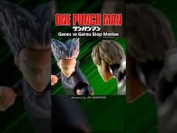 ONE PUNCH MAN Genos vs Garou Stop Motion #anime #actionfigure #onepunchman #stopmotion #garou