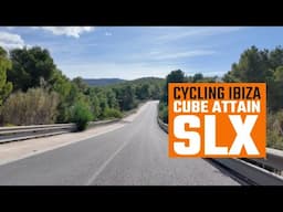 Cycling Ibiza on a Cube Attain SLX (navigation by Coros Dura)