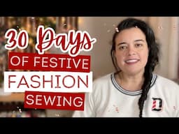 Sew a Holiday CUT OUT TOP | 30 Days of Festive Fashion Sewing | Day 23