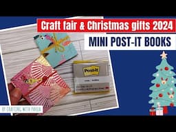 Craft Fair and Christmas gifts 2024: mini Post-it book