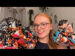 ASMR ~ MAKING HALLOWEEN GOODIE BAGS 🍫🍬💀🧙🏻‍♀️