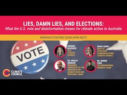 Lies, Damn Lies and Elections - webinar highlights