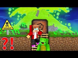 Mikey and JJ Doomsday Bunker vs TOXIC VOLCANO in Minecraft ! - Maizen