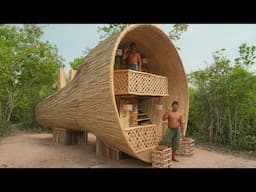 How 2 Men Build A Private Craft-Bamboo House With Private Swimming Pools