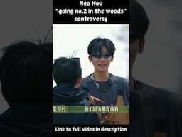 Neo Hou "goes no. 2 in the woods" #shorts