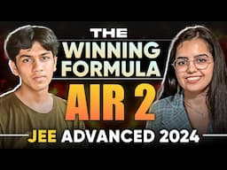 AIR 2 sharing his JEE strategy || Full interview