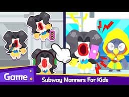 Subway Manners for Kids | Game Play! Kids song  | Robottrains official