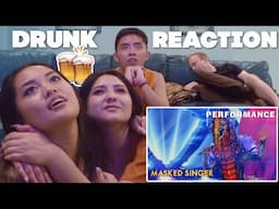 Reacting To Tori Kelly on The Masked Singer while DRUNK!