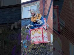 Crazy Halloween Decorations in Queens New York. People go all out.😱 #spookytown #shorts #viralvideo