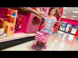 Target Shopping with a TiNy PiNK Cart!! ($10 Budget Challenge)