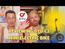 REVIEWING DYU C3 MINI ELECTRIC BIKE