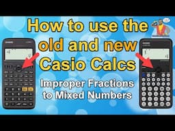 Convert Mixed Numbers to Improper Fractions | FX-83GT X / FX-83GT CW / FX-85GT X CW (Wide)