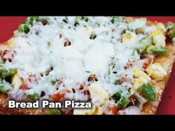 Vegetable Bread Pan Pizza in Hindi / Urdu