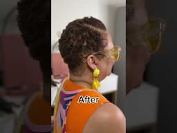 Cut and Color Transformation #twahairstyles #shortnaturalhair #coloredhair