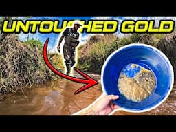 Using the Worlds Fastest River Sluice on an Untouched Gold Deposit!