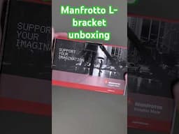 Unboxing the Manfrotto L-bracket Q2 aka MS050M4-Q2  #photography #manfrotto #unboxing