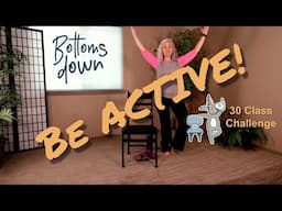 Chair Yoga - Active Class Challenge 27 - 50 Minutes Some Seated, More Standing