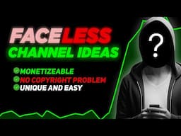 5 UNIQUE Faceless Youtube Channel Ideas 2024 | Faceless Youtube Channel Niches | Youtube Automation