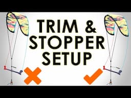 Setting trim & stopper (for different heights & wind speeds)