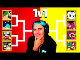 LENDÁRIOS VS MITICOS NO 1V1 do Brawl Stars