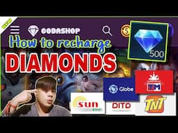 HOW TO RECHARGE DIAMONDS ON MOBILE LEGENDS USING YOUR REGULAR LOAD ON SIMCARD STEP BY STEP TUTORIAL