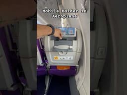 Mobile Holder in Aeroplane