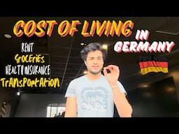 Cost of living in Germany 2024💰 | My Monthly Expenses 🇩🇪