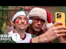 The Rock sings Christmas Carols with Greg James