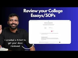 Get your SOP/Personal Statements Reviewed