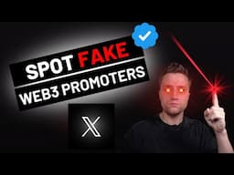 How to spot FAKE web3 promoters on X