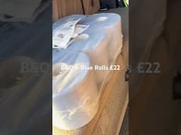 B&Q Pack 6 Blue Rolls £22