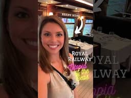 Royal Caribbean’s NEWEST dining concept, Royal Railway on Utopia of the Seas 🚂