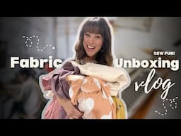 Sewing Vlog- Let's Unbox Some Gorgeous Boho Fabrics!