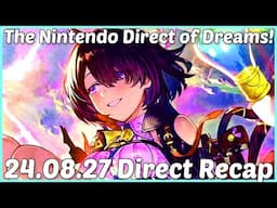 Direct 24/08/27 Was a JRPG Dream! Direct Recap + My Favourites + ATELIER YUMIA INCOMING!