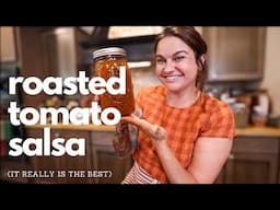 Roasted Tomato Salsa | the BEST fresh salsa recipe