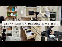 SUNDAY RESET | CLEAN AND UNDECORATE WITH ME | CHRISTMAS DECOR HAUL #sundayreset