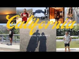 CALIFORNIA TRAVEL VLOG | PART 2 | Santa Monica Pier/ Beach, We got to see Bruno Mars house?! + more