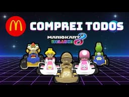 MARIO KART 8 DELUXE + MCDONALD'S - UNBOXING DE TODOS OS PERSONAGENS | MC LANCHE FELIZ ✨️🎮