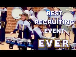 How to Recruit 8th graders into a Marching Band / Drumline / Drumline Cadence / Color Guard